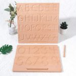 plateau bois lettres montessori