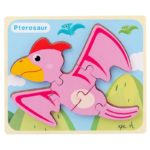 puzzle en bois cartoon dinosaure d