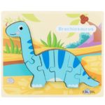 puzzle en bois cartoon dinosaure d