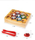 ruche a abeilles montessori avec pince