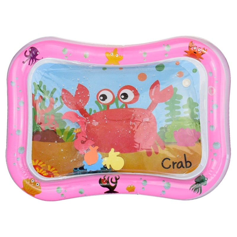 Motif Un Tapis d'Eau Crabe rose.