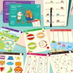 Un ensemble de Livre d'Entrainement Suivi de Trajectoire sur une table.