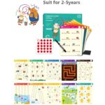 Un Livre d'Entrainement Suivi de Trajectoire pour les enfants de 2 ans.