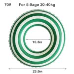 A Bouée Gonflable 5 ans à 9 ans (20-40 Kg) avec mensurations pour les enfants de 5 à 9 ans (20-40 Kg).