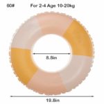 Une image de la Bouée Gonflable 5 ans à 9 ans (20-40 Kg) avec des mesures pour les enfants de 5 à 9 ans (20-40 Kg).