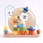 Boulier de l'espace en bois naturel - Image 2